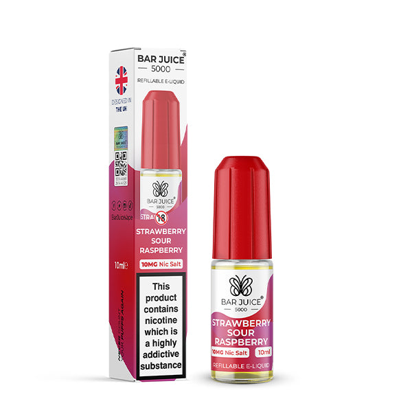 Strawberry Sour Raspberry By Bar Juice 5000 10ML
