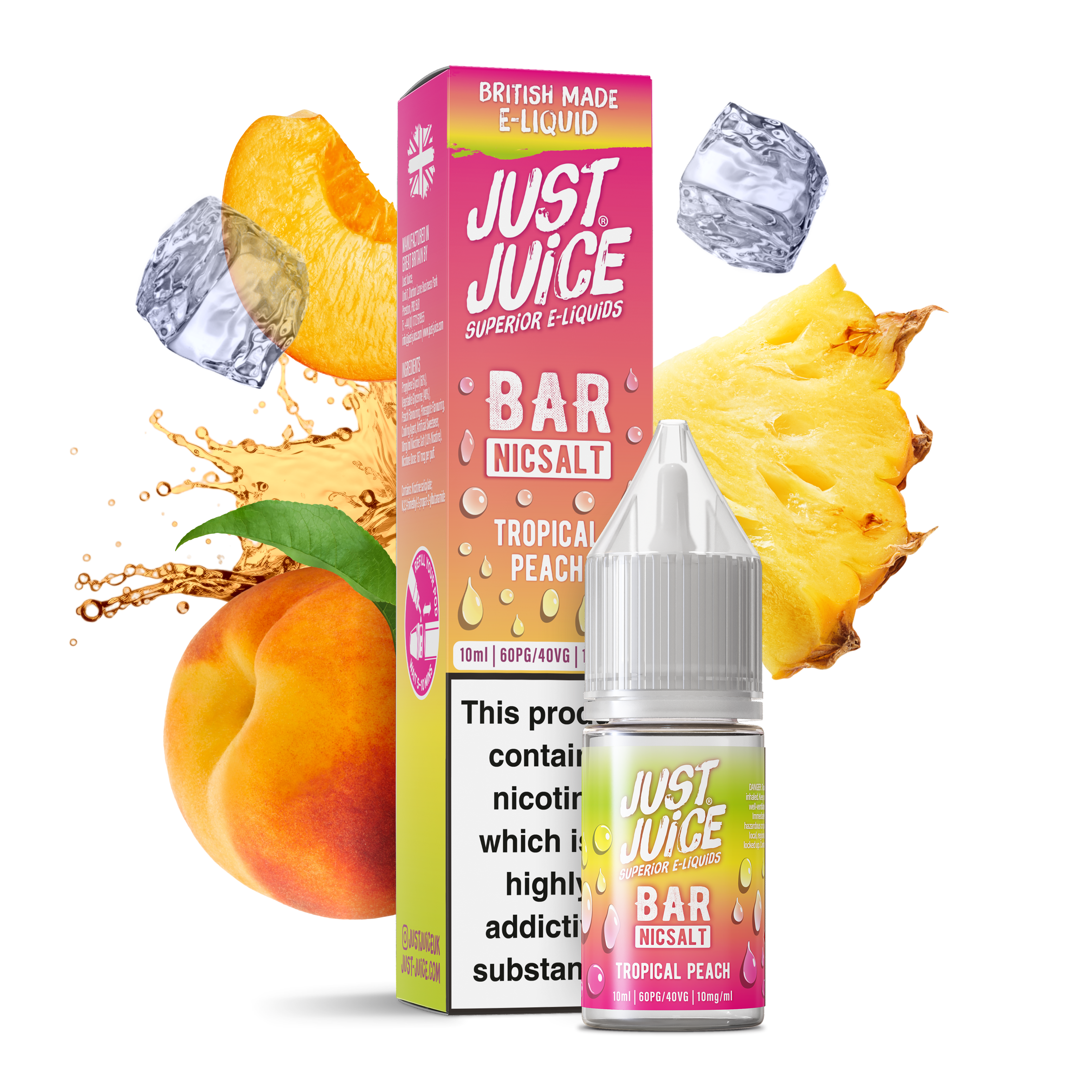 Tropical Peach by Just Juice 10ML