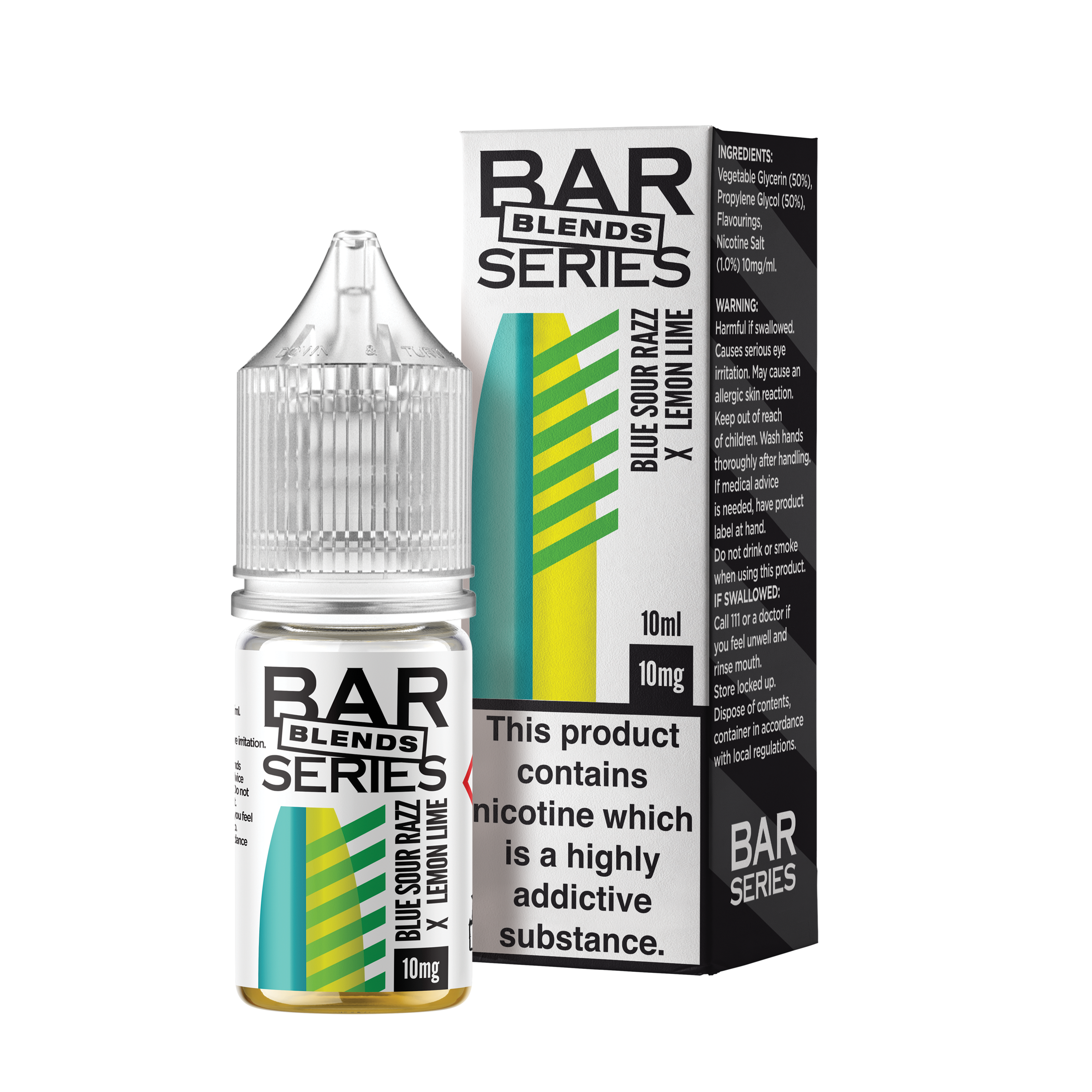 Blue Sour Razz X Lemon Lime by Bar Series 10ML