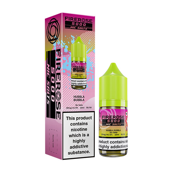 Hubba Bubbla Firerose 5000 by ELUX 10ML