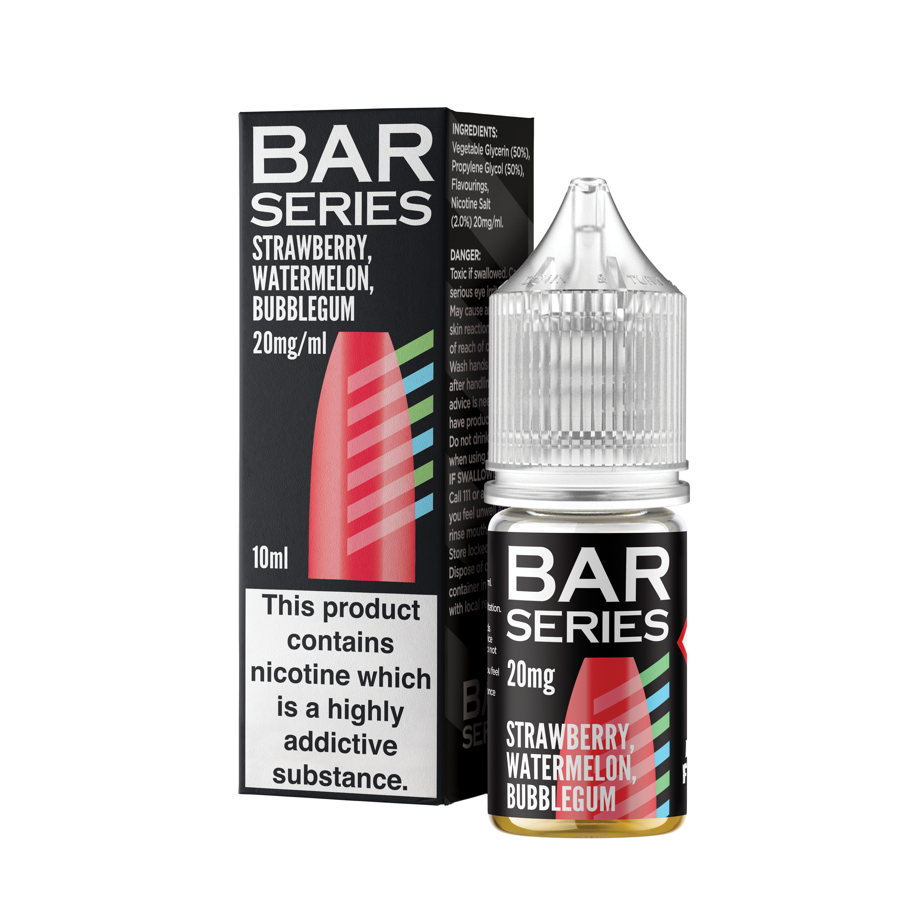 Strawberry Watermelon Bubblegum by Bar Series 10ML