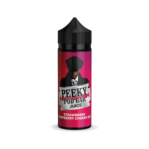 Strawberry Raspberry Cherry Ice by Peeky Pod Bar 120ML