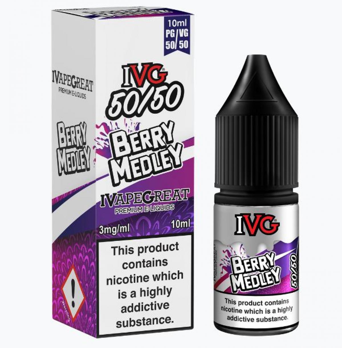 Berry Medley 50/50 by IVG 10ML