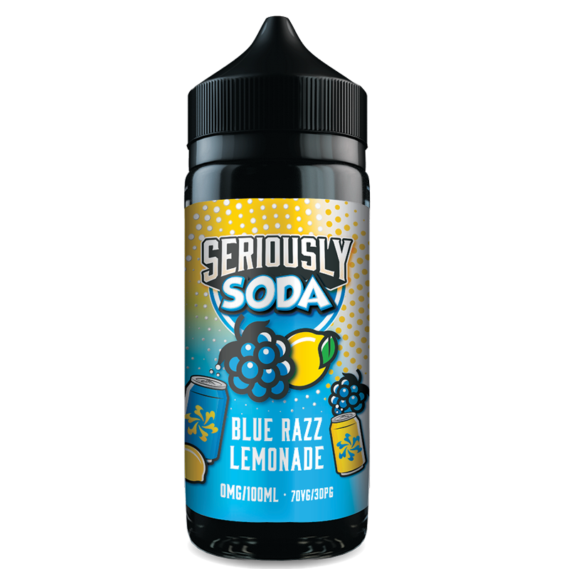 Blue Razz Lemonade by Seriously Soda 120ML