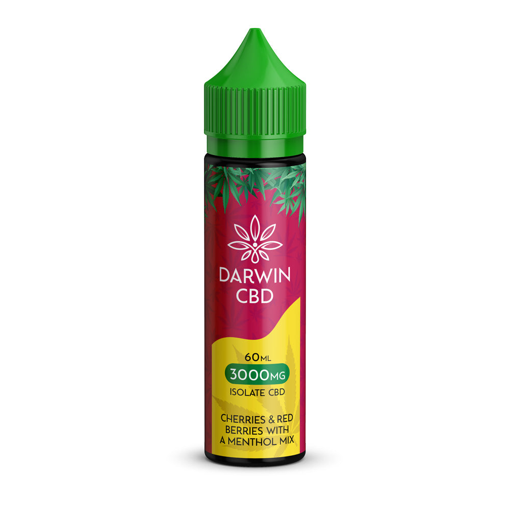 Cherries, Red Berries & Menthol Mix by Darwin CBD 3000MG 60ML