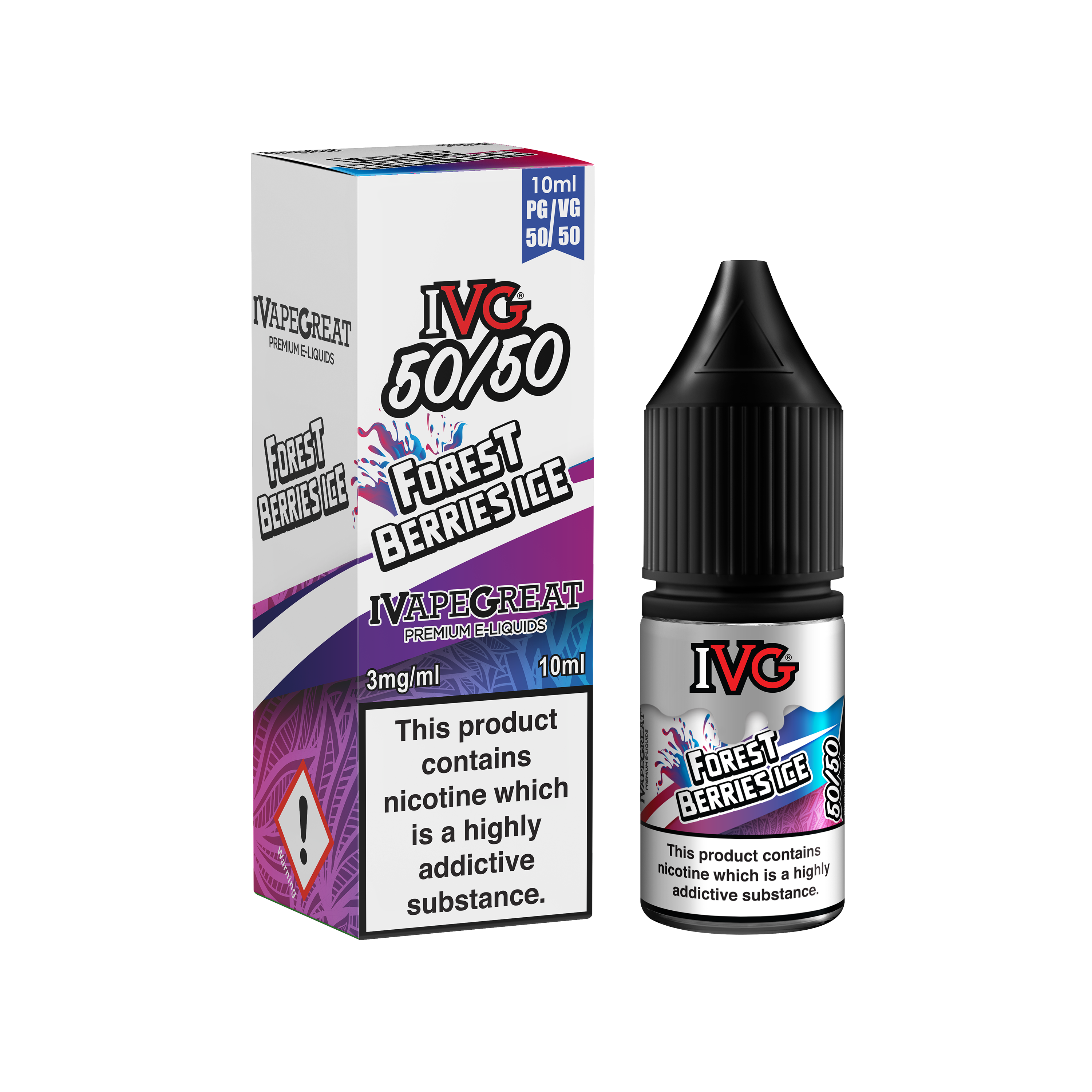 Forest Berries Ice 50/50 by IVG 10ML